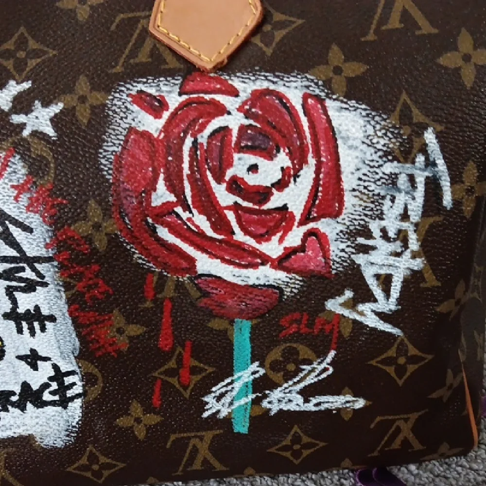 Louis Vuitton Hand Painted Speedy 30 - Picture 10 of 15